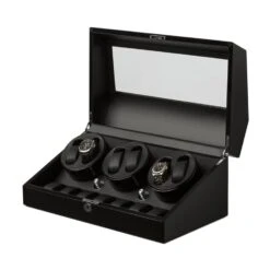 Uhrenbeweger Schaukasten Vitrine 13 Uhren Watch Winder 17 Uhrenbeweger Schaukasten Vitrine 13 Uhren Watch Winder -Klarstein 10000167 yy 0008 titel Klarstein Uhrenbeweger Schaukasten 13 Uhren