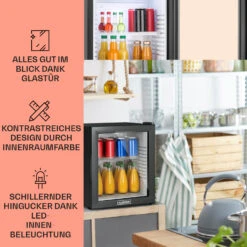 MKS-13 Minibar Mini-Kühlschrank 3 Temperaturen 30L 23 DB Glastür 11 MKS-13 Minibar Mini-Kühlschrank 3 Temperaturen 30L 23 DB Glastür -Klarstein 10005440 DE 0003 usp