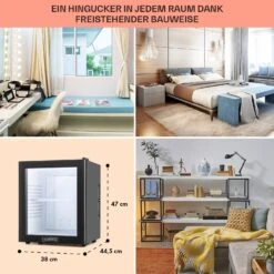 MKS-13 Minibar Mini-Kühlschrank 3 Temperaturen 30L 23 DB Glastür 14 MKS-13 Minibar Mini-Kühlschrank 3 Temperaturen 30L 23 DB Glastür -Klarstein 10005440 DE 0006 usp