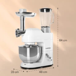 Lucia Küchenmaschine 3-in-1 2000 W / 2,7 PS 5 Ltr Edelstahl BPA-frei 17 Lucia Küchenmaschine 3-in-1 2000 W / 2,7 PS 5 Ltr Edelstahl BPA-frei -Klarstein 10008236 yy 0008 logo