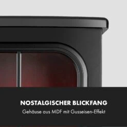 St. Moritz Elektrischer Kamin Elektrokamin Heizlüfter 2 Heizstufen 1650W/1850W Flammenillusion Rauchfrei -Klarstein 10012128 de 0007 logo