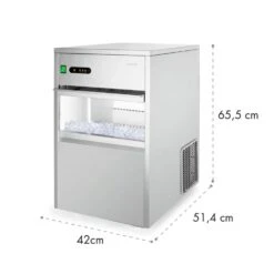 Powericer XXL Eiswürfelmaschine 160W 25 Kg/Tag 6 Kg Behälter Edelstahl -Klarstein 10013324 yy 0009 logo Klarstein Powericer XXL Ice Maker