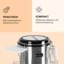 Mr. Barbot Bar-Kühlschrank 50 Liter 6-16 °C Bodenrollen Edelstahl 14 Mr. Barbot Bar-Kühlschrank 50 Liter 6-16 °C Bodenrollen Edelstahl -Klarstein 10026371 de 0005 logo