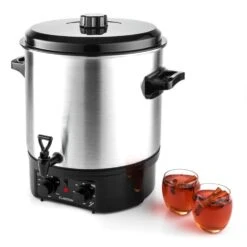 Biggie Einkochautomat Edelstahl 27 Liter 2000W Timer 13 Biggie Einkochautomat Edelstahl 27 Liter 2000W Timer -Klarstein 10027587 yy 0008 titel Klarstein Biggie Einkochautomat