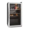Beersafe XXL Kühlschrank 80 Liter 3 Böden Panoramaglastür Edelstahl -Klarstein 10027673 yy 0001 titel