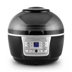 VitAir Turbo Heißluftfritteuse Grau-schwarz 1400W Grillen Backen 9l 17 VitAir Turbo Heißluftfritteuse Grau-schwarz 1400W Grillen Backen 9l -Klarstein 10028290 yy 0005 titel Klarstein VitAir Heissluftfritteuse
