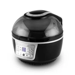VitAir Turbo Heißluftfritteuse Grau-schwarz 1400W Grillen Backen 9l 19 VitAir Turbo Heißluftfritteuse Grau-schwarz 1400W Grillen Backen 9l -Klarstein 10028290 yy 0007 titel Klarstein VitAir Heissluftfritteuse