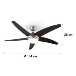 Bolero 2-in-1-Deckenventilator Leuchte 55W 10212 M³/h Fernbedienung 16 Bolero 2-in-1-Deckenventilator Leuchte 55W 10212 M³/h Fernbedienung -Klarstein 10028292 yy 0007 logo