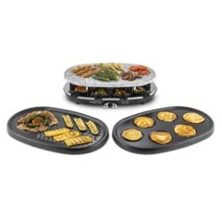 All-U-Can-Grill Raclette 4-in-1 Pancake Crêpes Steinplatte 8 Personen 15 All-U-Can-Grill Raclette 4-in-1 Pancake Crêpes Steinplatte 8 Personen -Klarstein 10028450 yy 0004 titel Klarstein All U Can Grill Raclettegrill 4in1