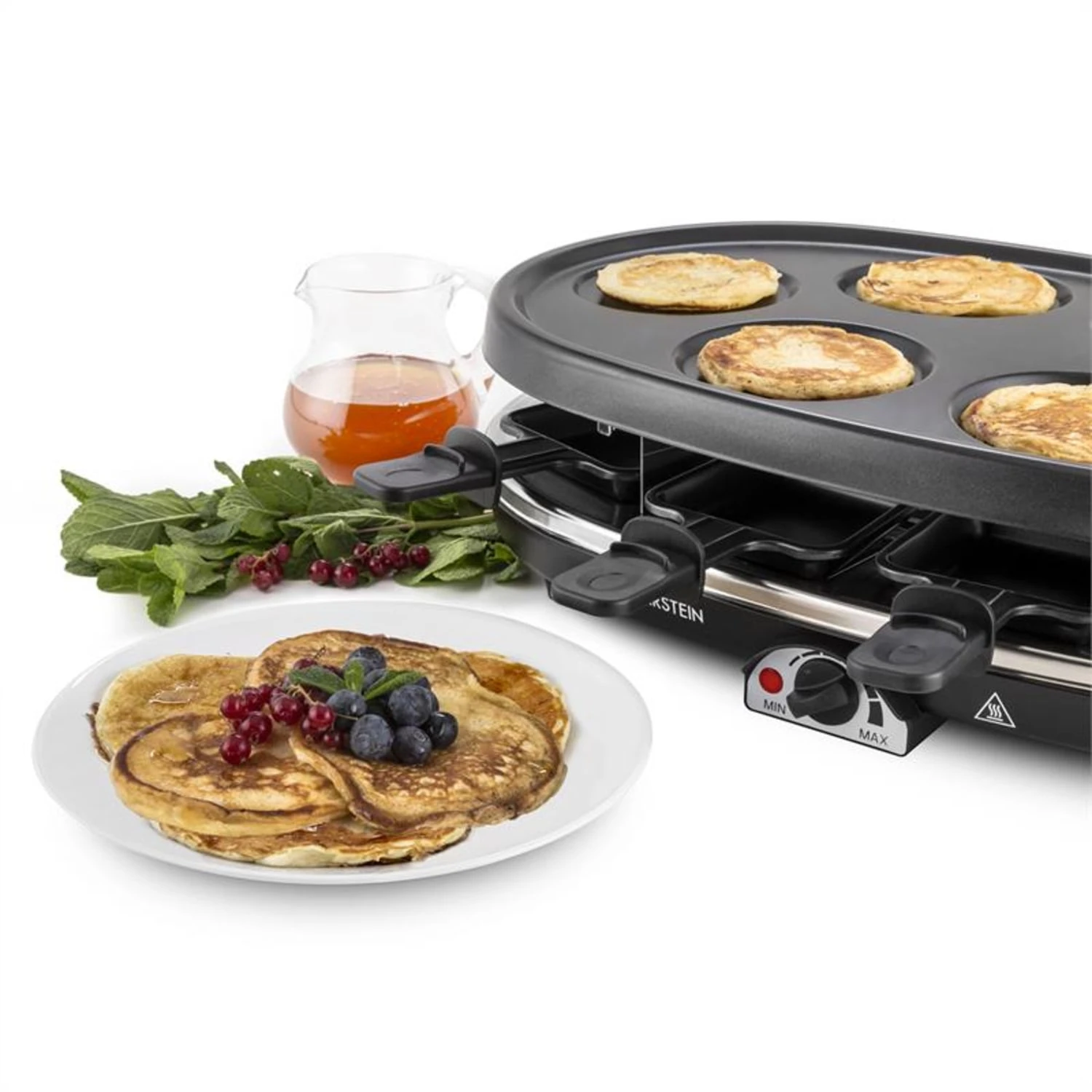 All-U-Can-Grill Raclette 4-in-1 Pancake Crêpes Steinplatte 8 Personen 11 All-U-Can-Grill Raclette 4-in-1 Pancake Crêpes Steinplatte 8 Personen – Bild 9