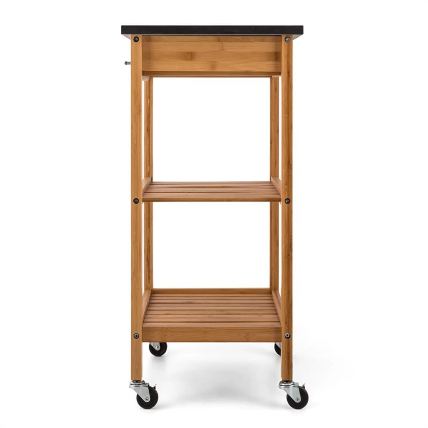 Tennessee Servierwagen Küchenwagen 4 Etagen Holz Granit Mobil – Bild 6
