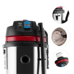 Reinraum Nass-Trocken-Sauger Industriesauger 2000W HEPA 60l Steckdose -Klarstein 10029117 yy 0005 detail Klarstein Reinraum Industriesauger