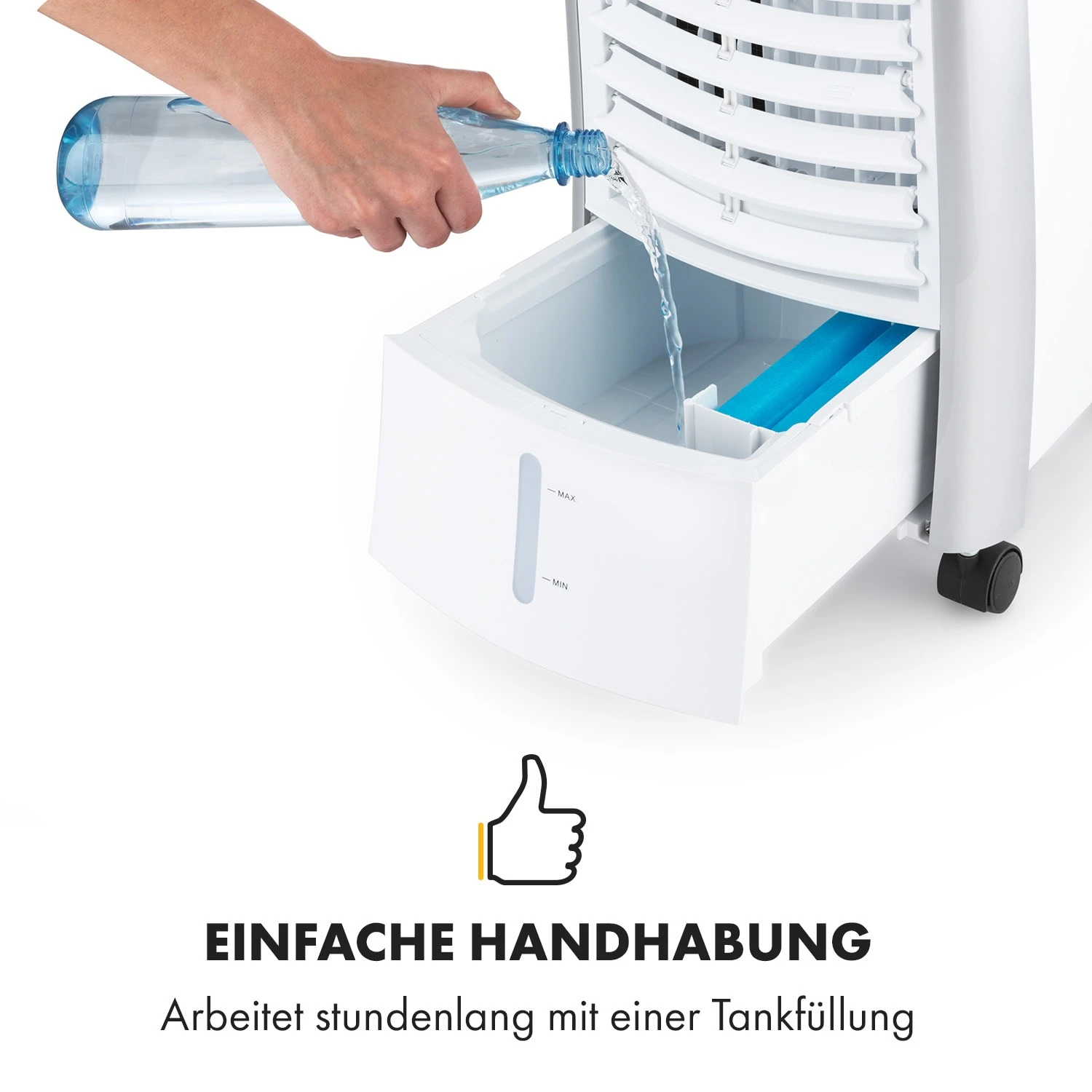 Maxfresh Ventilator Luftkühler 4-in-1 6L-Wassertank 55W Timer-Funktion 7 Maxfresh Ventilator Luftkühler 4-in-1 6L-Wassertank 55W Timer-Funktion – Bild 5