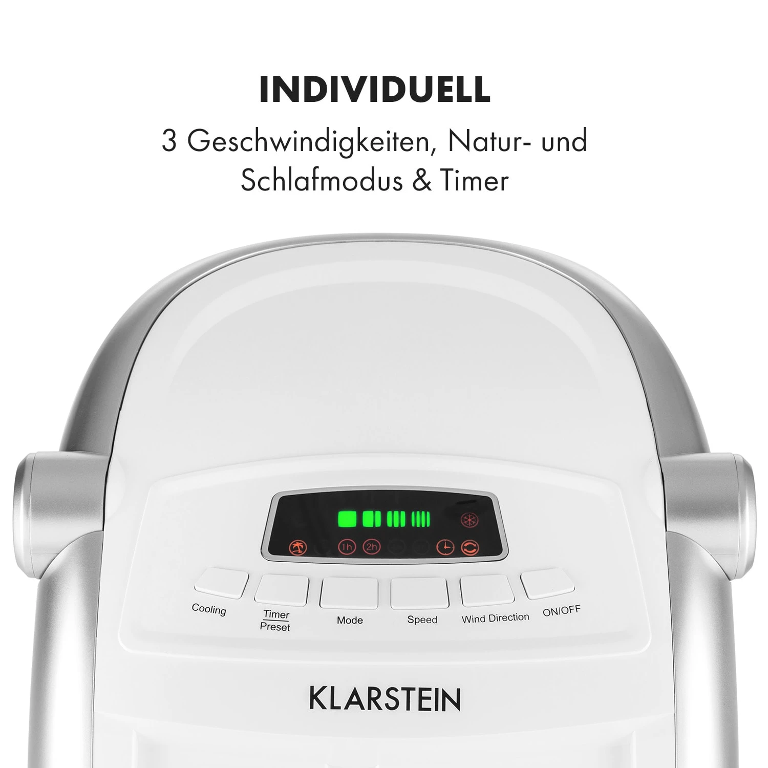 Maxfresh Ventilator Luftkühler 4-in-1 6L-Wassertank 55W Timer-Funktion 9 Maxfresh Ventilator Luftkühler 4-in-1 6L-Wassertank 55W Timer-Funktion – Bild 7