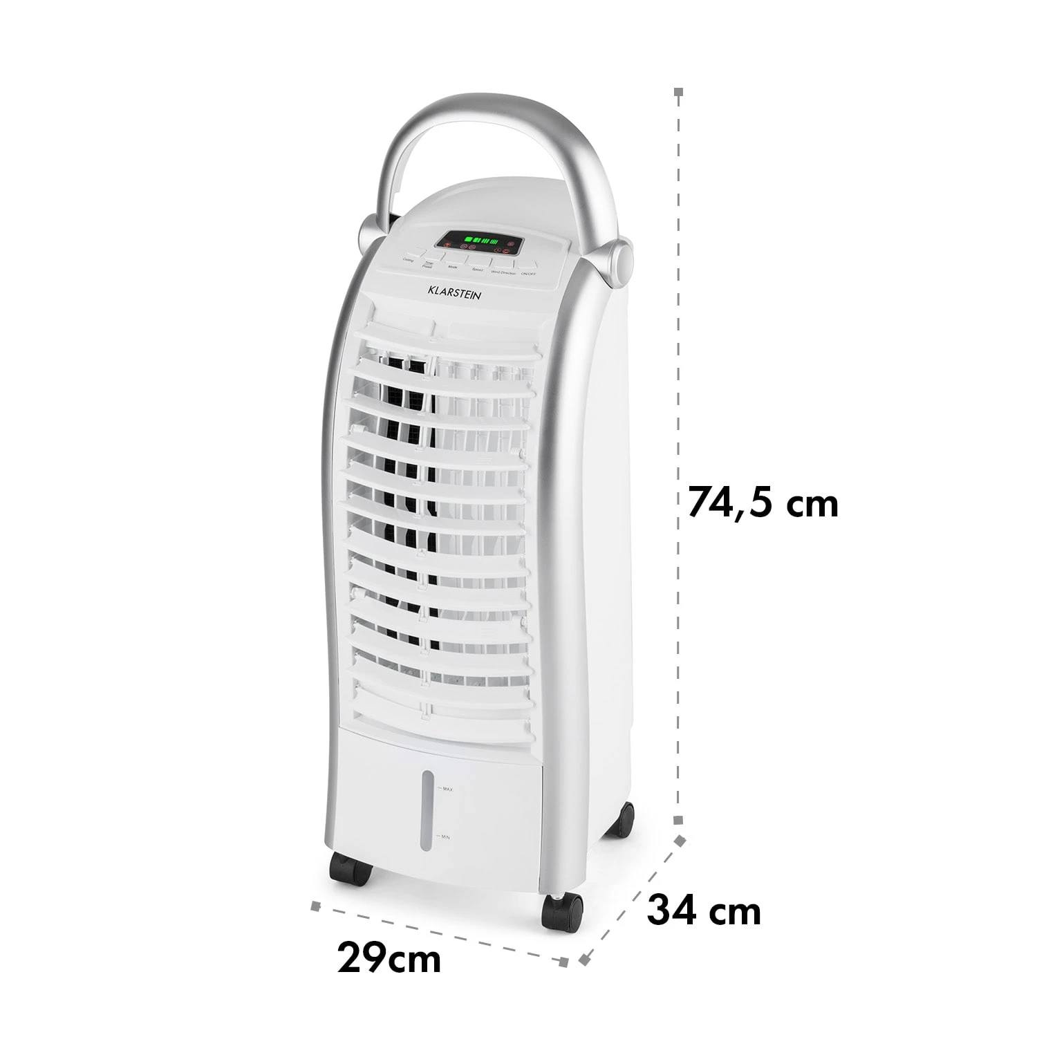 Maxfresh Ventilator Luftkühler 4-in-1 6L-Wassertank 55W Timer-Funktion 11 Maxfresh Ventilator Luftkühler 4-in-1 6L-Wassertank 55W Timer-Funktion – Bild 9