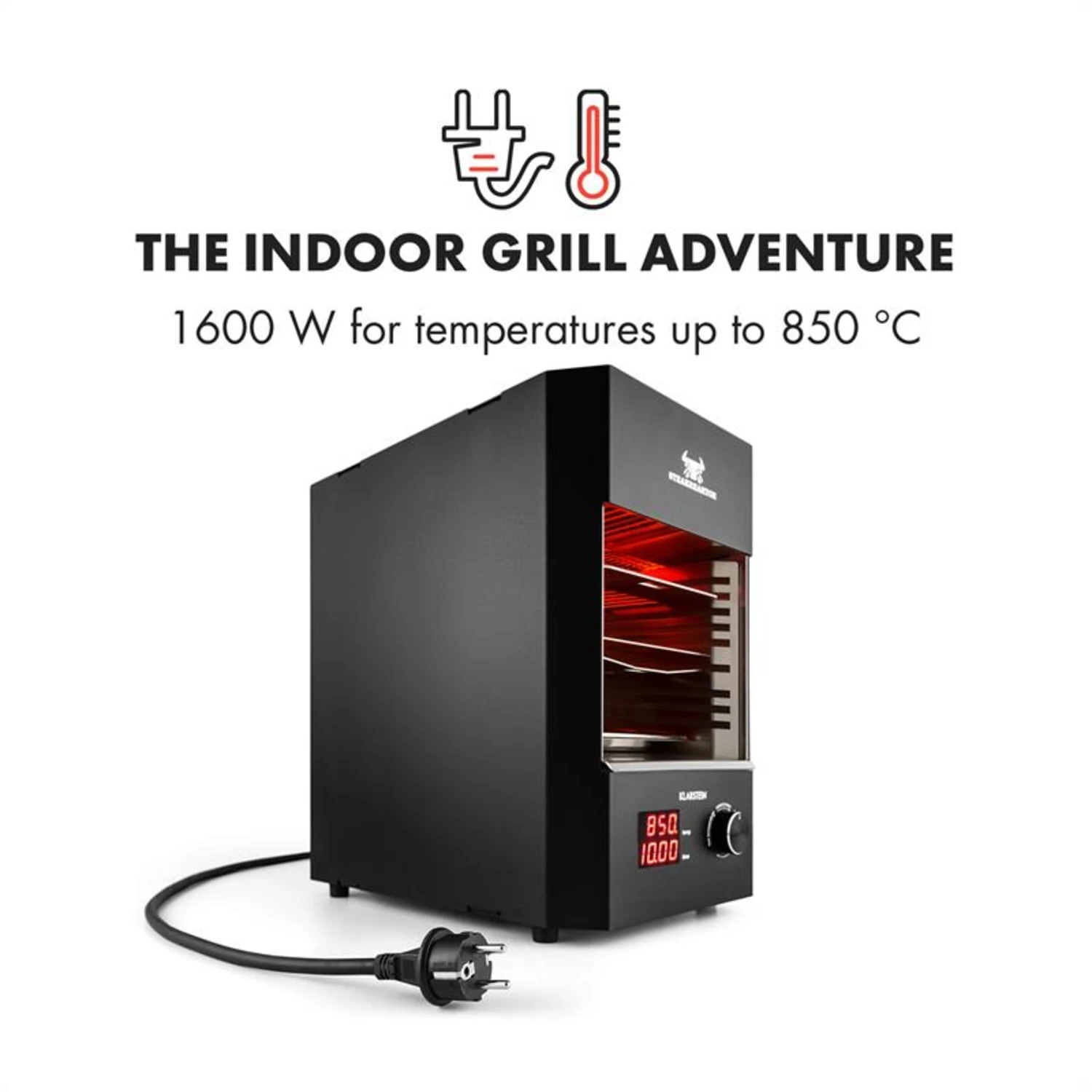 Steakreaktor 2.0 Indoor Grillgerät 850 °C 1600W Infrarot Made In Germany 5 Steakreaktor 2.0 Indoor Grillgerät 850 °C 1600W Infrarot Made In Germany – Bild 3