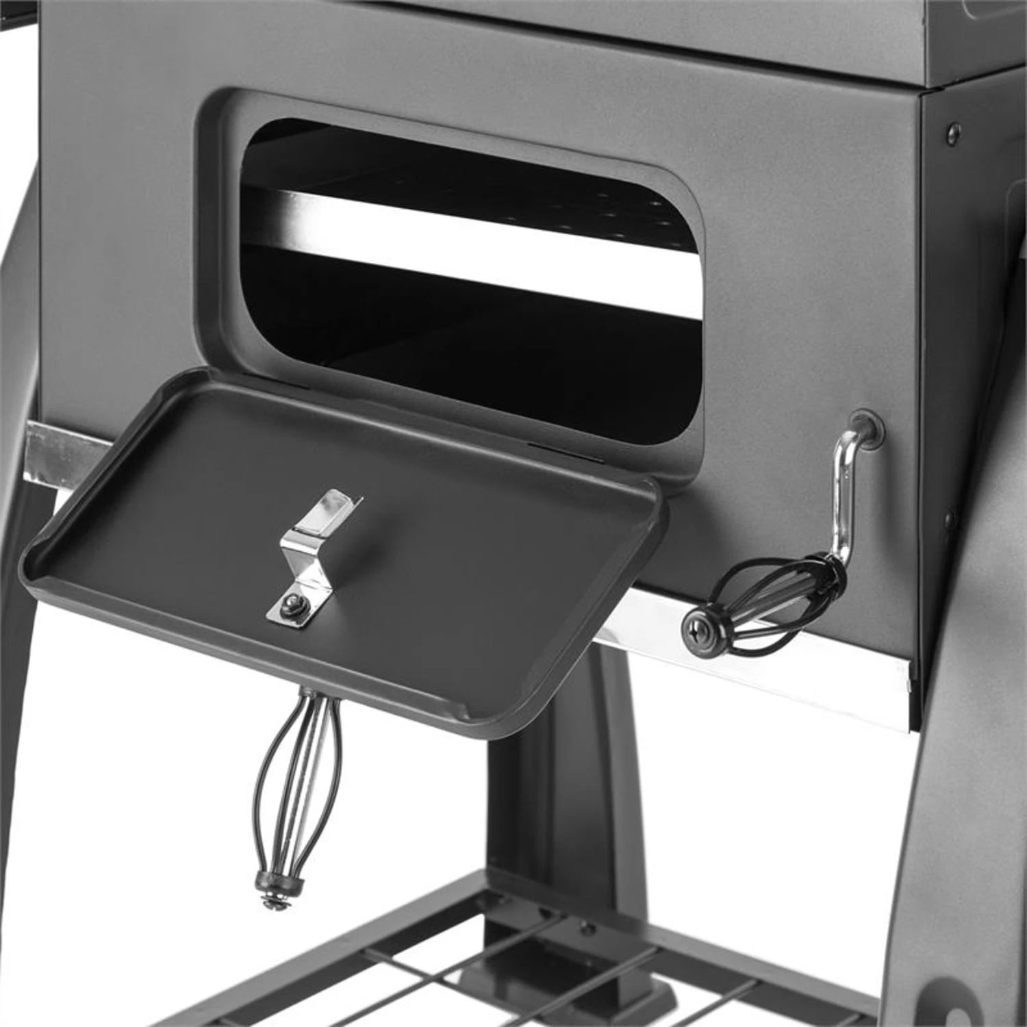 Bigfoot Holzkohlegrill Smoker BBQ-Grill 55 X 40 Cm Stahl Schwarz 7 Bigfoot Holzkohlegrill Smoker BBQ-Grill 55 X 40 Cm Stahl Schwarz – Bild 5