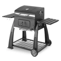 Bigfoot Holzkohlegrill Smoker BBQ-Grill 55 X 40 Cm Stahl Schwarz 17 Bigfoot Holzkohlegrill Smoker BBQ-Grill 55 X 40 Cm Stahl Schwarz -Klarstein 10029763 yy 0008 front Klarstein Bigfoot BBQ Grill Smoker