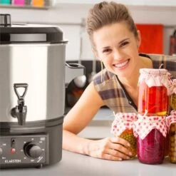 Biggie Small Einkochvollautomat Einkochtopf 16 Liter 2000 W Edelstahl 13 Biggie Small Einkochvollautomat Einkochtopf 16 Liter 2000 W Edelstahl -Klarstein 10029824 yy 0006 ambient Klarstein Einkauchautomat