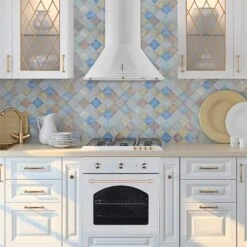 Lumio Neo Retro-Dunstabzugshaube 60cm 610m³/h A Edelstahl Weiß -Klarstein 10030275 yy 0007 ambient Klarstein Lumio Neo Retro Dunstabzugshaube reedit