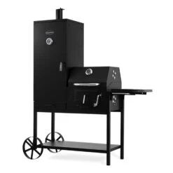 Fleischbrocken Holzkohlegrill Smoker Räucherofen BBQ-Grill Schwarz 14 Fleischbrocken Holzkohlegrill Smoker Räucherofen BBQ-Grill Schwarz -Klarstein 10030554 yy 0006 titel Professional charcoal grill and smoker