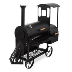 Klarstein 38 Dampflok Smoker Grill 3 Mm Stahl Schwarz