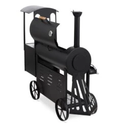 Dampflok Smoker Grill 3 Mm Stahl Schwarz 12 Dampflok Smoker Grill 3 Mm Stahl Schwarz -Klarstein 10030555 yy 0005 titel Train Grill