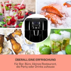 Ice Volcano 2G Eismaschine LED 12kg Je 24h 2l 6-12min Schwarz 13 Ice Volcano 2G Eismaschine LED 12kg Je 24h 2l 6-12min Schwarz -Klarstein 10030844 DE 0003 usp