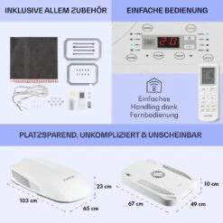 Klimamobil Wohnwagen-Klimaanlage RV-Air-Conditioner Heizung 16-30 °C 15 Klimamobil Wohnwagen-Klimaanlage RV-Air-Conditioner Heizung 16-30 °C -Klarstein 10031436 de 0006 usp