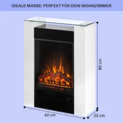 Studio 5 Elektrischer Kamin Heizlüfter 900/1800 W Fernbedienung 13 Studio 5 Elektrischer Kamin Heizlüfter 900/1800 W Fernbedienung -Klarstein 10031572 de 0005 usp