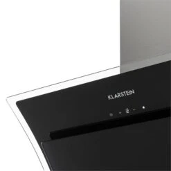 Sabia Dunstabzugshaube Sicherheitsglas Kopffrei 60cm Wandanbau Schwarz -Klarstein 10031680 yy 0005 detail Klarstein Sabia Dunstabzugshaube schwarz