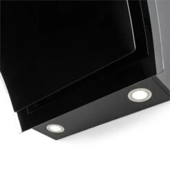 Sabia Dunstabzugshaube Sicherheitsglas Kopffrei 60cm Wandanbau Schwarz -Klarstein 10031680 yy 0006 detail Klarstein Sabia Dunstabzugshaube schwarz