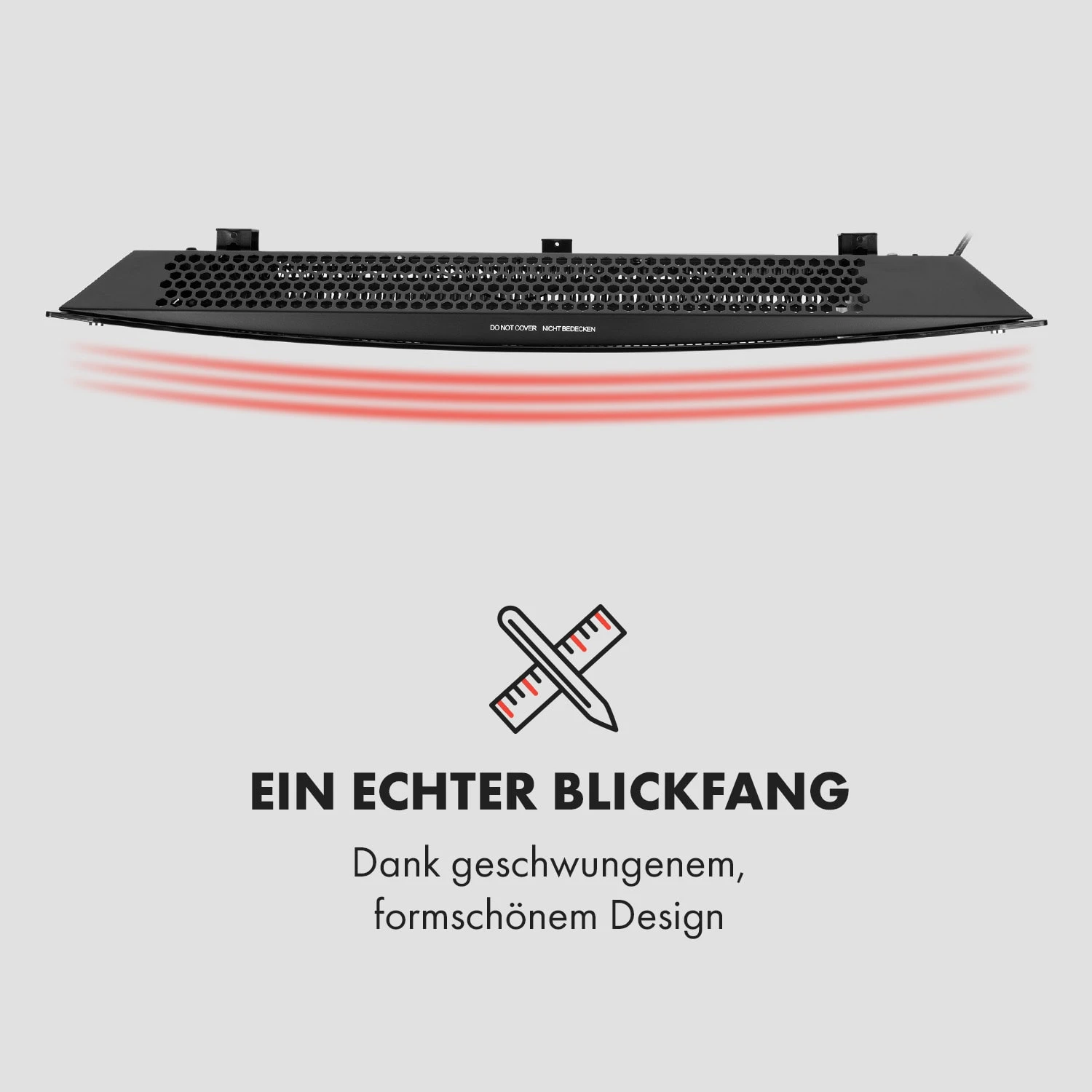 Bornholm Curved Konvektions-Heizgerät Thermostat Timer 2000W 8 Bornholm Curved Konvektions-Heizgerät Thermostat Timer 2000W – Bild 6