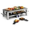 Schmelzlette Raclette 1500W Naturstein-Platte Edelstahlgehäuse 1 Schmelzlette Raclette 1500W Naturstein-Platte Edelstahlgehäuse -Klarstein 10032028 yy 0001 titel Klarstein Schmelzlette Raclette 1500W Edelstahl