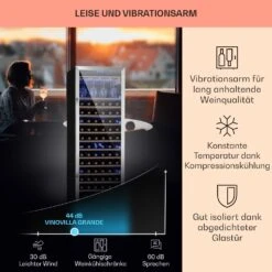 Vinovilla Grande 165 Built-in Uno Weinkühlschrank 425l 165Fl. Glastür 13 Vinovilla Grande 165 Built-in Uno Weinkühlschrank 425l 165Fl. Glastür -Klarstein 10032033 de 0004 usp