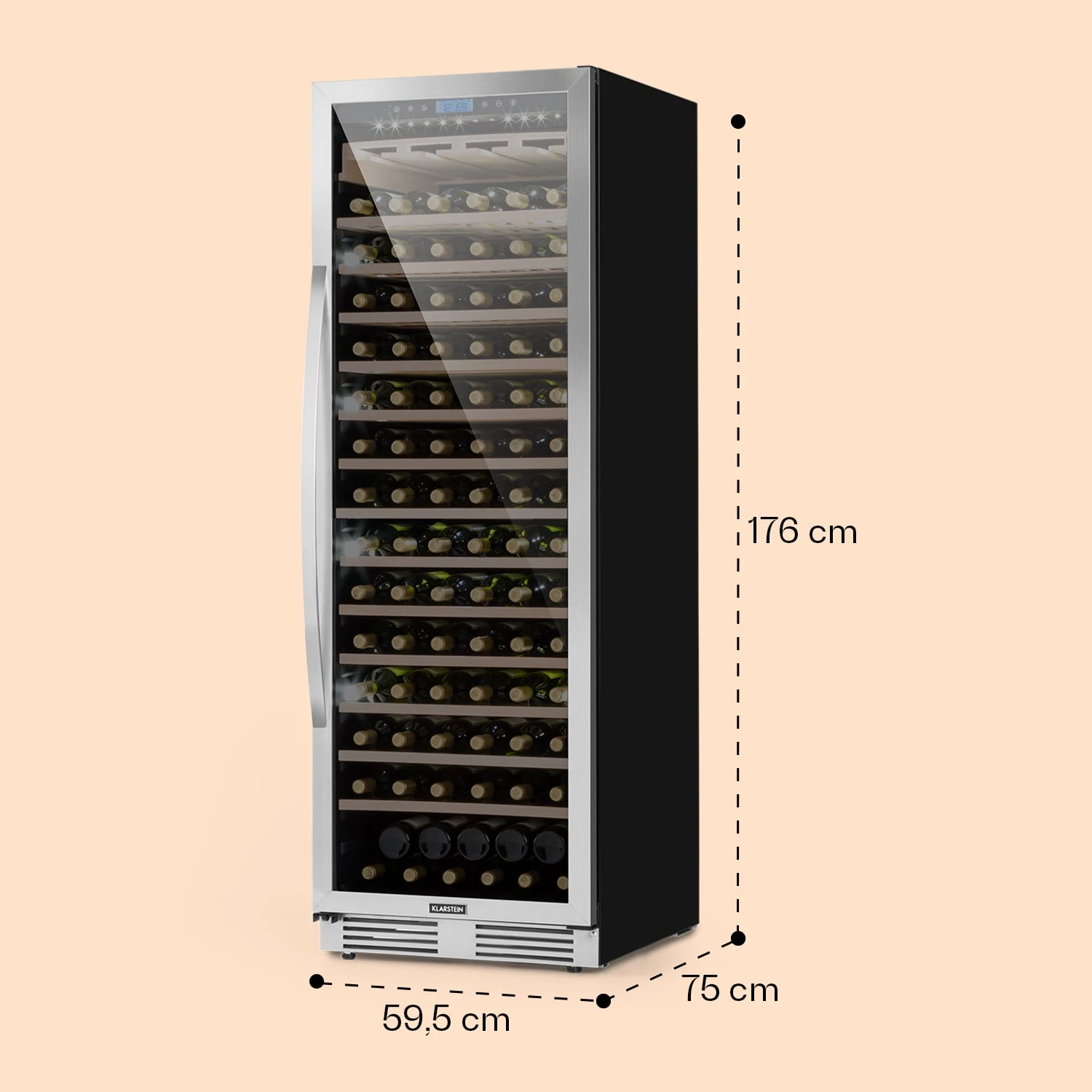 Vinovilla Grande 165 Built-in Uno Weinkühlschrank 425l 165Fl. Glastür 9 Vinovilla Grande 165 Built-in Uno Weinkühlschrank 425l 165Fl. Glastür – Bild 7