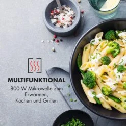 Fine Dinesty 2-in-1-Mikrowelle: 23l 800W / Grill: 1000W Blau 13 Fine Dinesty 2-in-1-Mikrowelle: 23l 800W / Grill: 1000W Blau -Klarstein 10032201 de 0004 logo