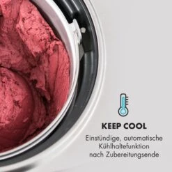 Dolce Bacio Eiscremebereiter Kompressor 2l LCD-Display Touch Edelstahl -Klarstein 10032322 de 0008 logo
