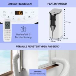 New Breeze ECO Mobile Klimaanlage 10.000 BTU / 2,9 KW EEK A+ 16 New Breeze ECO Mobile Klimaanlage 10.000 BTU / 2,9 KW EEK A+ -Klarstein 10032511 de 0006 usp