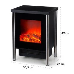 Copenhagen Elektrischer Kamin 950/1900W Thermostat Glasfront 17 Copenhagen Elektrischer Kamin 950/1900W Thermostat Glasfront -Klarstein 10032588 yy 0008 logo Klarstein Copenhagen Elektrischer Kamin schwarz
