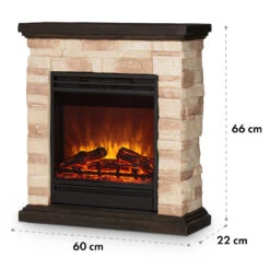 Kaprun Elektrischer Kamin 1800W Steindekor Polystone Fernbedienung 19 Kaprun Elektrischer Kamin 1800W Steindekor Polystone Fernbedienung -Klarstein 10032596 yy 0009 logo