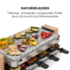Prime-Rib Raclettegrill 8 Pers. 1500 W Natursteinplatte Edelstahl Holz 11 Prime-Rib Raclettegrill 8 Pers. 1500 W Natursteinplatte Edelstahl Holz -Klarstein 10032695 de 0003 logo