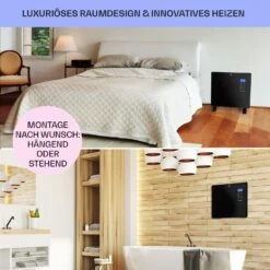 Norderney Konvektions-Heizgerät Thermostat Timer 1000W 20m² 16 Norderney Konvektions-Heizgerät Thermostat Timer 1000W 20m² -Klarstein 10032787 de 0007 usp