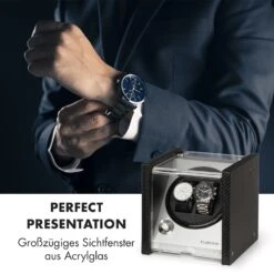 Tokyo 2 Uhrenbeweger, 2 Uhren, 3 Geschwindigkeiten, 4 Modi, Schwarz 11 Tokyo 2 Uhrenbeweger, 2 Uhren, 3 Geschwindigkeiten, 4 Modi, Schwarz -Klarstein 10032799 de 0002 logo