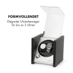Tokyo 2 Uhrenbeweger, 2 Uhren, 3 Geschwindigkeiten, 4 Modi, Schwarz 12 Tokyo 2 Uhrenbeweger, 2 Uhren, 3 Geschwindigkeiten, 4 Modi, Schwarz -Klarstein 10032799 de 0003 logo