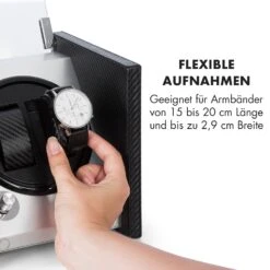 Tokyo 2 Uhrenbeweger, 2 Uhren, 3 Geschwindigkeiten, 4 Modi, Schwarz 16 Tokyo 2 Uhrenbeweger, 2 Uhren, 3 Geschwindigkeiten, 4 Modi, Schwarz -Klarstein 10032799 de 0007 logo