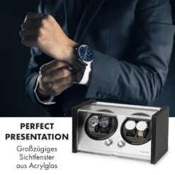 Tokyo 4 Uhrenbeweger, 4 Uhren, 3 Geschwindigkeiten, 4 Modi, Schwarz -Klarstein 10032800 de 0002 logo