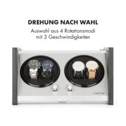 Tokyo 4 Uhrenbeweger, 4 Uhren, 3 Geschwindigkeiten, 4 Modi, Schwarz -Klarstein 10032800 de 0004 logo