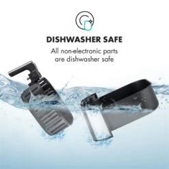 AeroVital Heißluftfritteuse 1700W 5,4 Liter Timer Edelstahl Silber -Klarstein 10032848 yy 0008 logo Klarstein AeroVital Heissluftfritteuse silber reedit