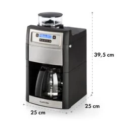 Aromatica II Duo Kaffeemaschine, Integriertes Mahlwerk, 1,25 L Silber 23 Aromatica II Duo Kaffeemaschine, Integriertes Mahlwerk, 1,25 L Silber -Klarstein 10032865 yy 0011 logo Klarstein Aromatica II Duo Kaffeemaschine schwarz